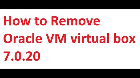 How to Remove VirtualBox 的图像结果