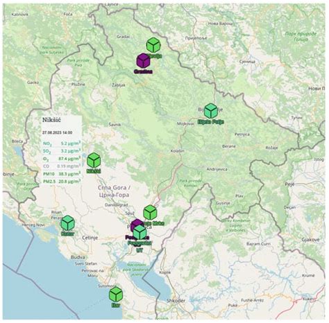 Hybrid LSTM Model to Predict the Level of Air Pollution in Montenegro