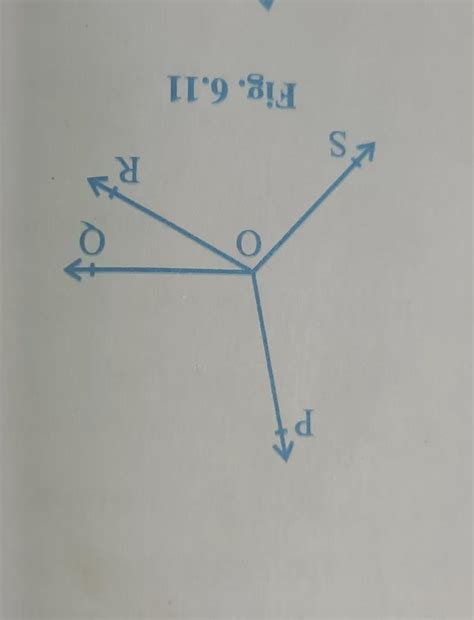 Example 3 : In Fig . 6.11 , OP , OQ , OR and OS are four rays . Prove ...