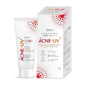 IPCA New ACNE-UV Sunscreen SPF50+ PA++++ | 50g Oil Free, Non ...