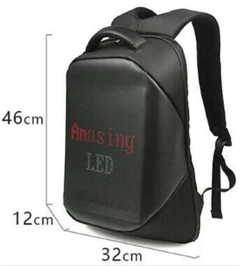 LED Backpack Anti theft Bag