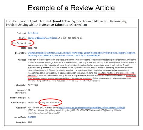 Difference between review article and research article .Ways to publish ...