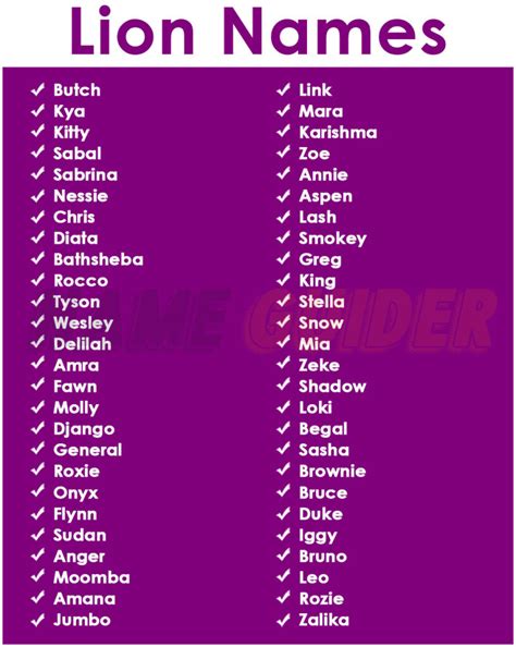 325+ Lion Names Ideas and Suggestions (2023) | Name Guider