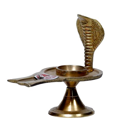 Brass 1 No. Shivling Stand With Sheshnaag | Shivlingam naag with Jalhe ...