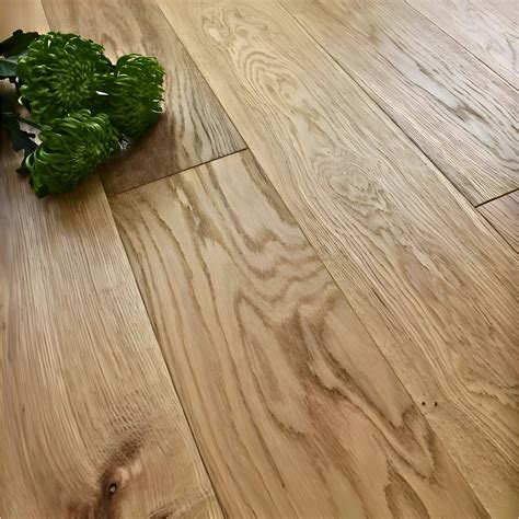 Natural Solid Oak Brushed & Oiled Wood Flooring 150 x 18mm