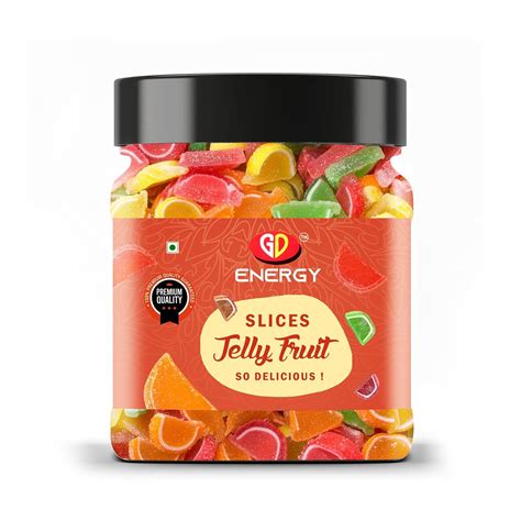 GD Energy Premium Mixed Fruit Jelly Bites Candy 200g | Sugar Coated ...