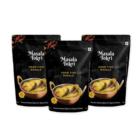 Masala Tokri - Goan Fish Curry Masala,100 g, Pack of 3 : Amazon.in ...