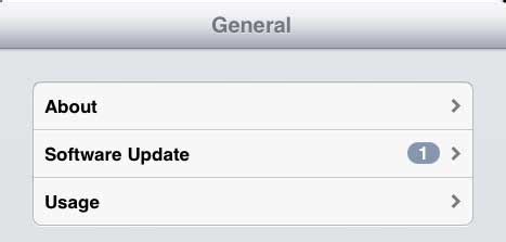 iPad 2 Software Update 的图像结果
