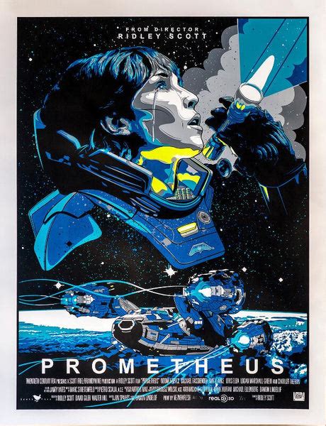 Hollywood Movie Poster - Prometheus by Joel Jerry | Buy Posters, Frames ...