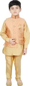 SG YUVRAJ Boys Festive & Party Kurta, Waistcoat and Pyjama Set Price in ...