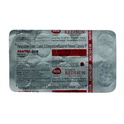 Pantro DSR Tablet 10's Price, Uses, Side Effects, Composition - Apollo ...