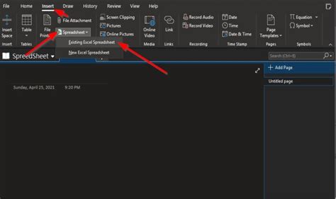 Image result for How to Insert an Existing Table in OneNote