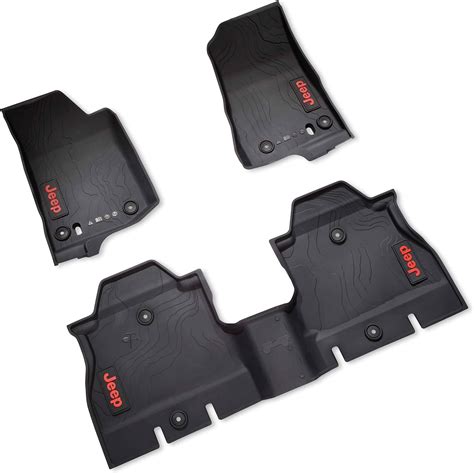 Amazon.com: Mopar 82215201AC Premium Carpet Floor Mats Jeep Wrangler ...