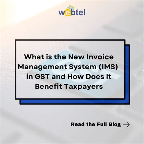 What is the New Invoice Management System (IMS) in GST and How Does It ...