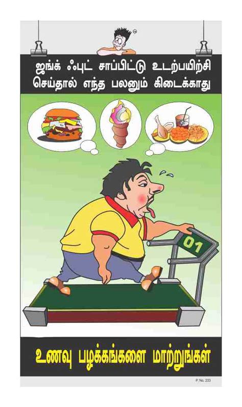 Posterkart Health Awareness Poster-Food Habits-Tamil, 66 cm x 36 cm x 1 ...