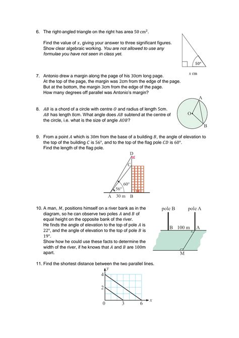 SOLUTION: Difficult gcse problem solving with trigonometry - Studypool