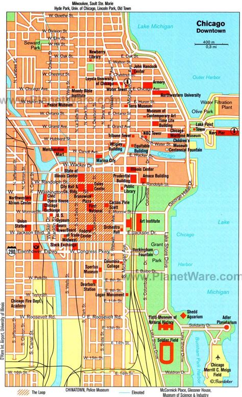 Map Of Museums In Chicago