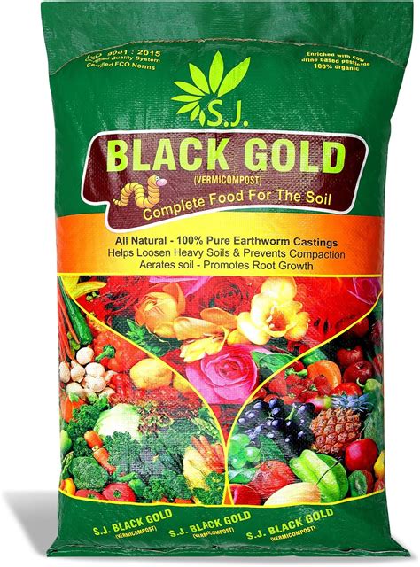 SDF India Pure Organic Vermicompost for Plants 50 Kg : Amazon.in ...