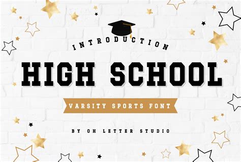 High School Font
