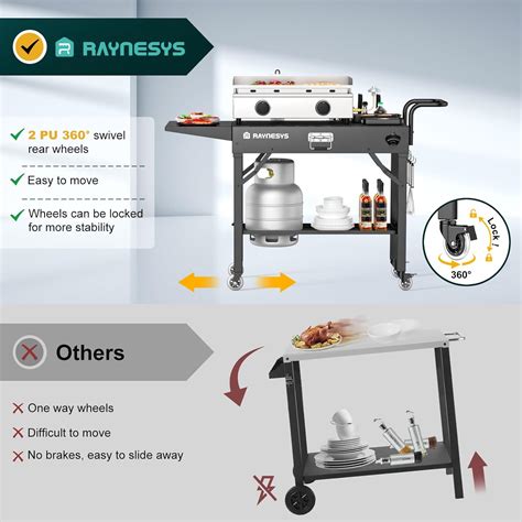 Raynesys Outdoor Griddle Table, Blackstone Griddle Stand, India | Ubuy