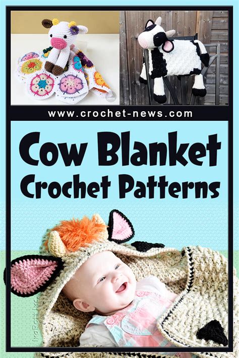10 Crochet Cow Blanket Patterns - Crochet News