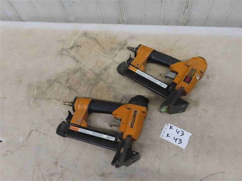 (2) Bostitch Air Floor Nailers - McSherry Auction Service Ltd.