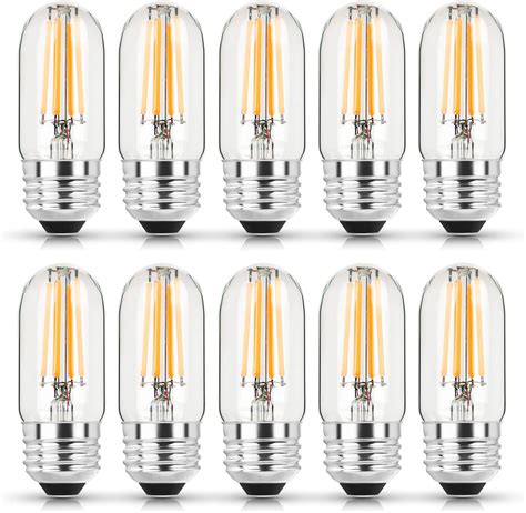 PIFUT T12 LED Bulb, E26 Dimmable LED Bulb, 110v 600Lumens 3000K 60W ...