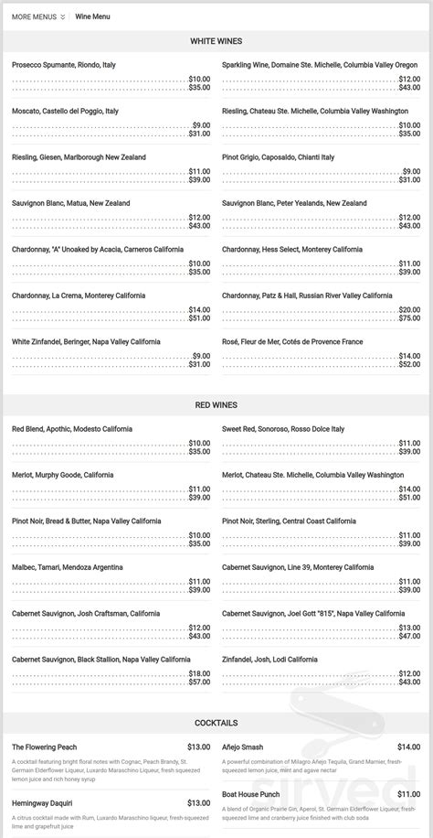 Copper Canyon Grill menu in Hanover, Maryland, USA