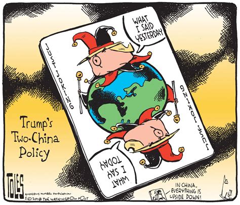 Political cartoon U.S. Trump China policy | The Week