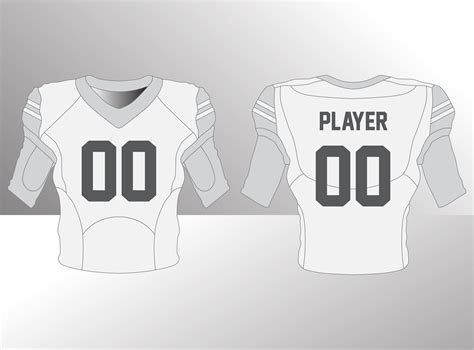 Football Uniform Blank
