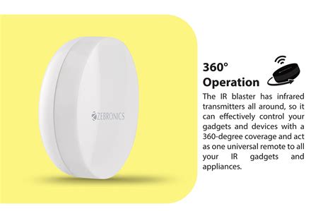 Zebronics IR Blaster Smart WiFi Universal Remote