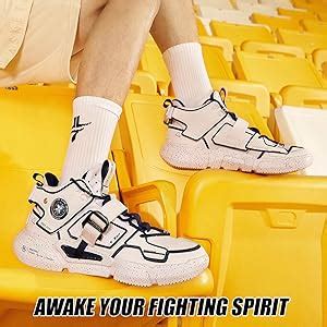 Buy XTEP Men's White Blue X- Future Stylish Synthetic Leather Upper ...