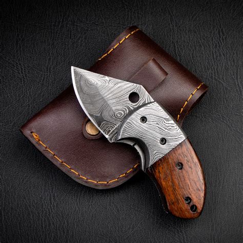 Lightoller Damascus Steel EDC Folding Knife - Forseti Knives - Touch of Modern