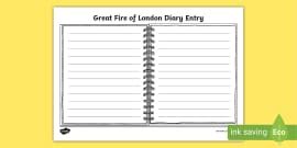 Diary Entry Worksheet