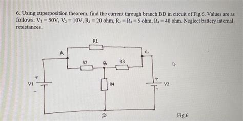 Image result for Find Current Using Superposition Theorem
