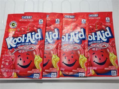 CHERRY KOOL-AID - 4 PACKAGES