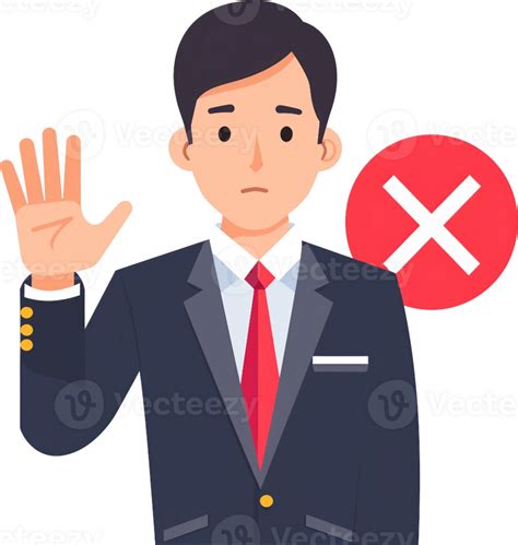 Businessman Saying No PNG 的图像结果