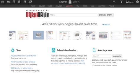 Image result for WayBackMachine Archive Verification