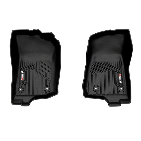 OMAC Jeep Wrangler Premium 3D Front Floor Liners; Black VRT1713464-1 ...