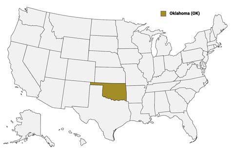 Oklahoma Counties Map | Mappr