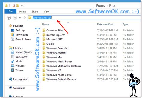 How can i find and open the program folder in Windows 8.1/10? (location ...
