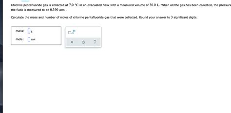 Chlorine Pentafluoride Molar Mass : It is a powerful oxidiser and if ...