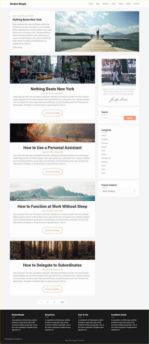 Best Free Wordpress Templates Of 10 Best Free Minimal Wordpress themes ...