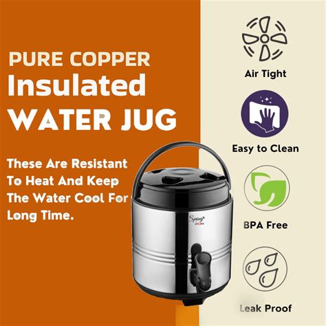 Pure Copper Double Wall Insulated Water Dispenser (Hot and Cold) – LA'FORTE