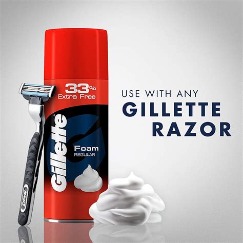 Gillette Shaving Foam Regular, 418 gm Price, Uses, Side Effects ...