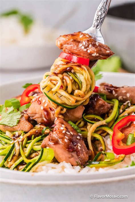 Chicken Zucchini Stir Fry (Easy Recipe) - Flavor Mosaic