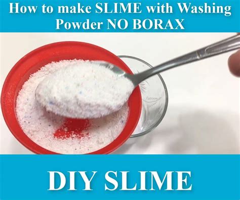 Image result for How to Make Slime with Washing Powder