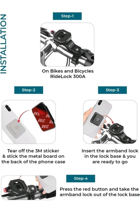 RAEGR Ridelock 300A Mobile Phone Holder for Bike/Bicycle | Very ...