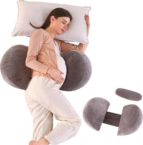 Amazon.com: Oskeray Pregnancy Pillow for Sleeping, Maternity Pillow Support for HIPS, Backs ...