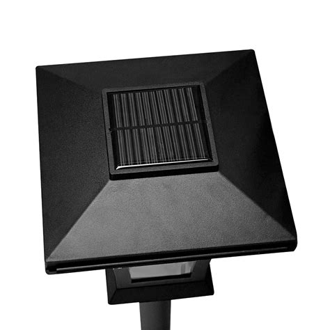 GardenKraft 19509 2PK LED Lamp Post / Adjustable Height 1.6m Max ...